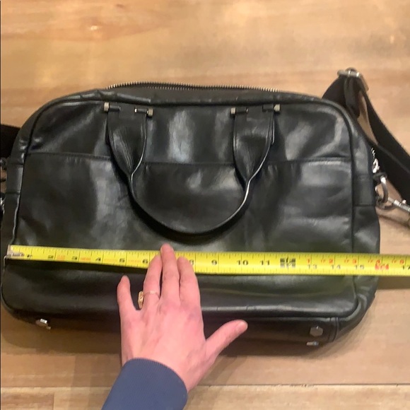 💮UGG black leather laptop bag💮 - Picture 10 of 11